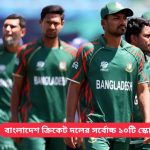 বাংলাদেশ ক্রিকেট দলের সর্বোচ্চ ১০টি স্কোর