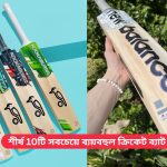 শীর্ষ 10টি সবচেয়ে ব্যয়বহুল ক্রিকেট ব্যাট