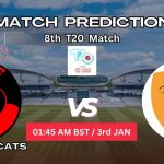 থান্ডারক্যাটস বনাম YSSC ম্যাচ প্রেডিকশন: THN বনাম YSS , 8th T20 ম্যাচ, বিশ্লেষণ ও পিচ রিপোর্ট – আজকের ম্যাচে কে জিতবে?