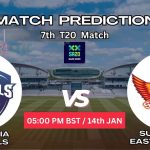 প্রিটোরিয়া ক্যাপিটালস বনাম সানরাইজার্স ইস্টার্ন কেপ ম্যাচ প্রেডিকশন: PC vs SEC, 7th T20 ম্যাচ, বিশ্লেষণ ও পিচ রিপোর্ট – আজকের ম্যাচে কে জিতবে?