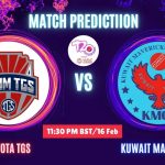 TGS vs KUM ম্যাচ প্রেডিকশন: টয়োটা টিজিএস বনাম কুয়েত ম্যাভেরিক্স, ১৩তম T20 ম্যাচ, বিবরণ ও স্কোরকার্ড – আজকের ম্যাচে কে জিতবে?