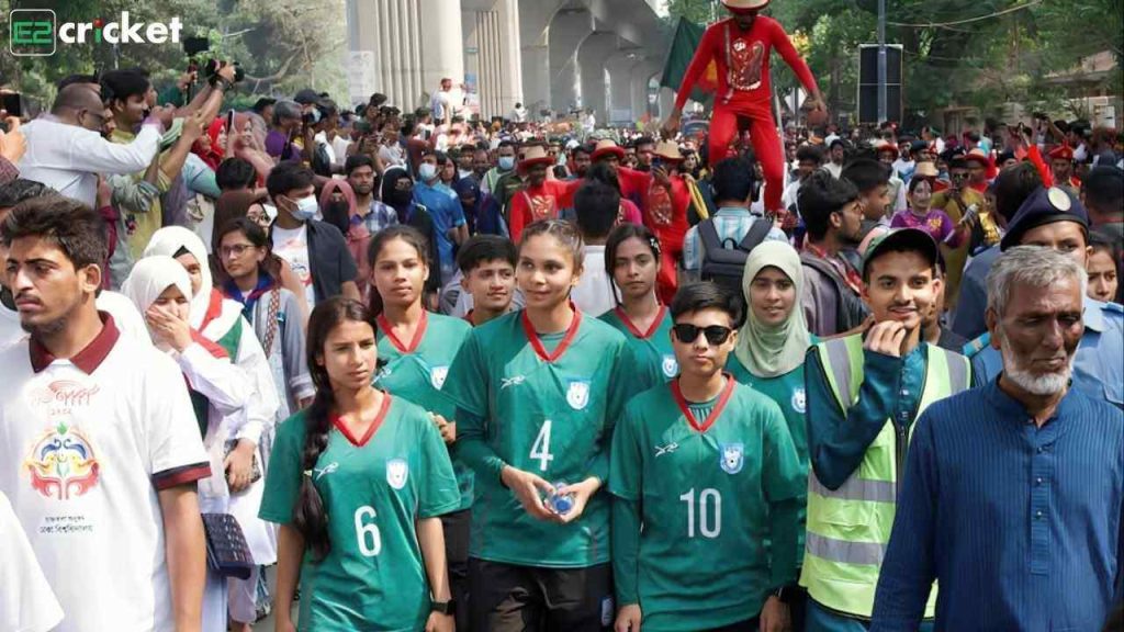 Pohela Boishakh Women Footballers Join National Festivities