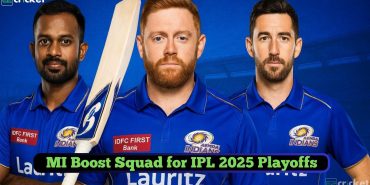 MI Boost Squad for IPL 2025